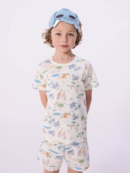 PIŽAMA KRATKA Z MASKO SAVANA