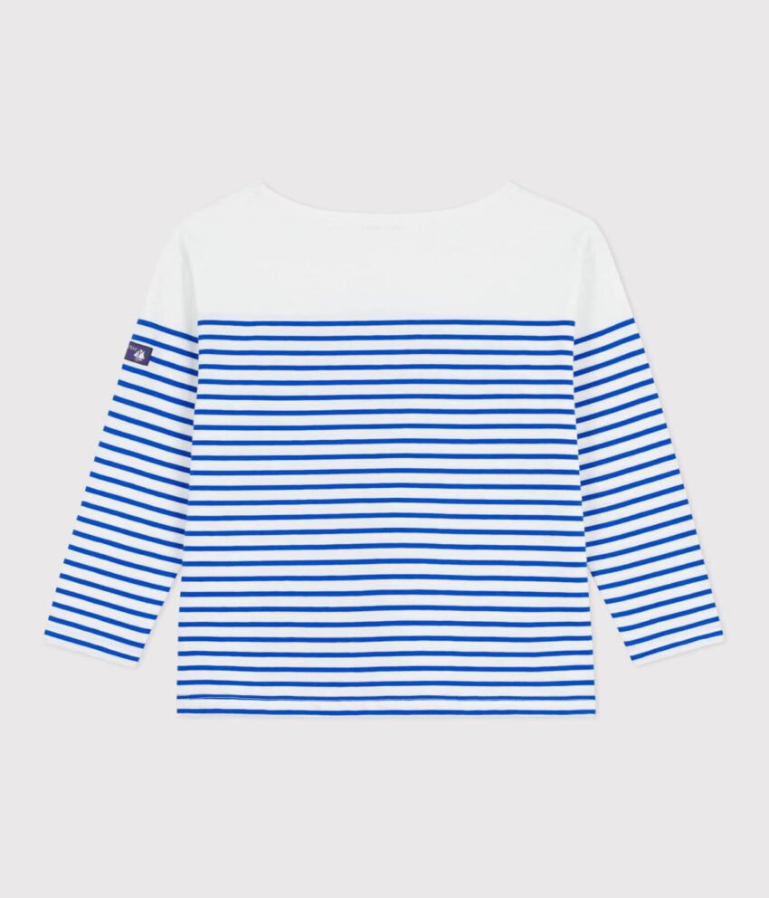 A0FR701D PULOVER ČRTE MARINIERE BEL