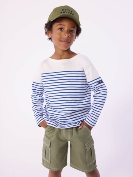 PULOVER ČRTE MARINIERE BEL